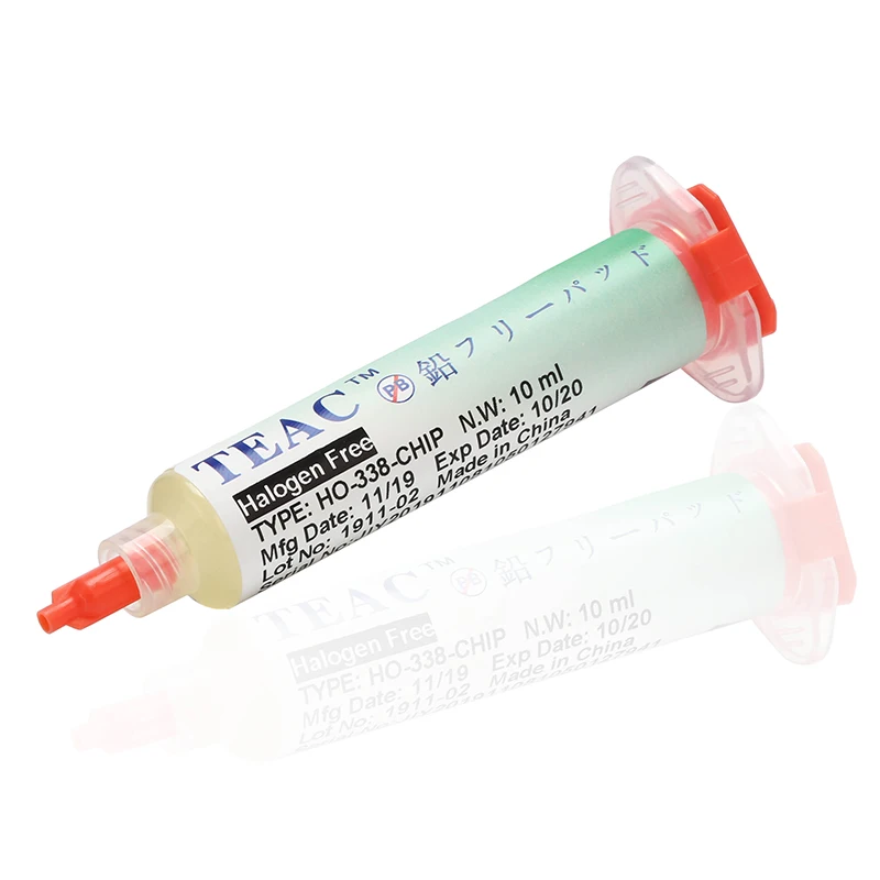 TEAC HO-338-CHIP 100% Original Lead-Free Solder Flux Paste For SMT BGA Reballing Soldering Welding Repair Tools Solder paste