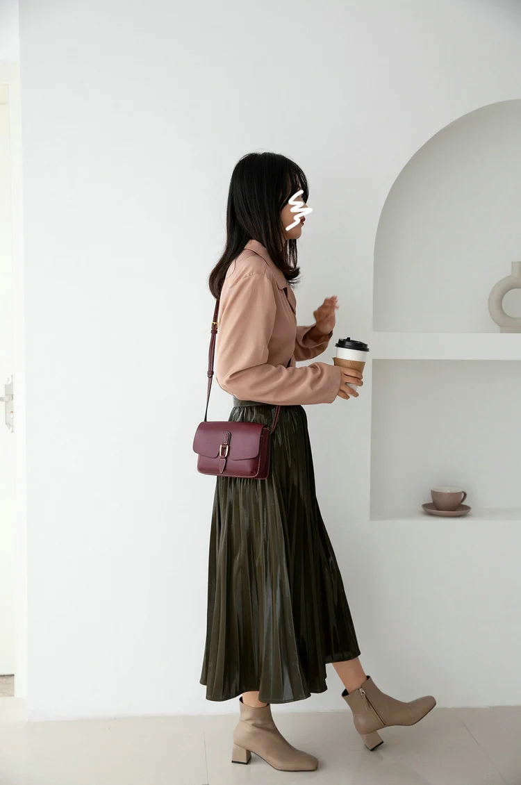 VENOF Европейский стиль спилок Ретро маленькая сумка на плечо для женщин Женская сумочка с клапаном твердые сумки через плечо женские сумки-мессенджеры