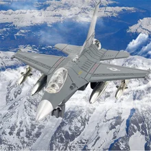 

F16 Diecast Alloy Hornet Fighter Model Simulation Airplane Carrier Aircraft With Light And Sound Collection For Children Adult