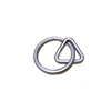 20pcs Stainless Steel Ring Buckle Halter Buckles Bridle Hardware Accessories Fittings Nickel Plated Ring 3