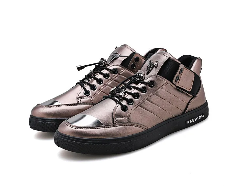 M- Autumn and winter new in the round head trend fashion outdoor sports shoes casual wild comfortable wear lace up men's shoes