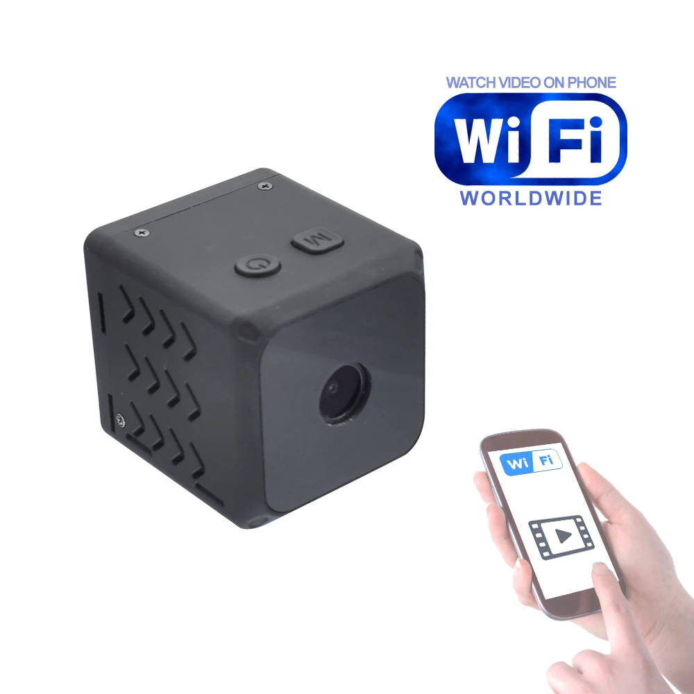 Портативная беспроводная Wi-Fi камера HD 720P с функцией ночного видения и