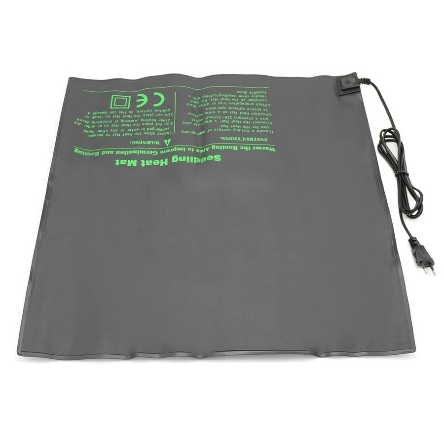 52x52cm 45W Seedling Heat Mat Plant Seed Germination Warm Hydroponic Heating Pad