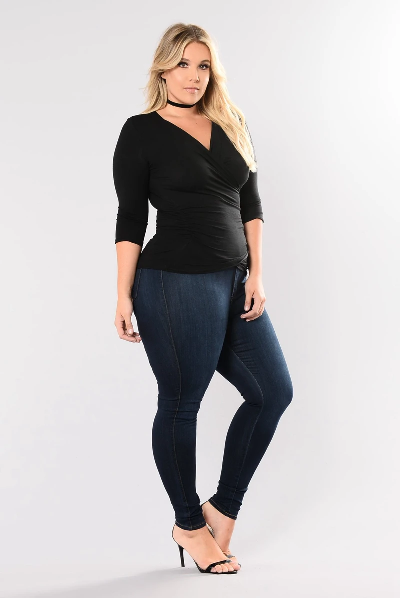 Эластичные женские джинсы размера плюс 5XL с высокой талией, облегающие длинные джинсы для полных мам, сексуальные джинсовые штаны, дамские узкие брюки с эффектом пуш-ап