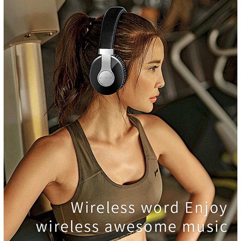 T9 Bluetooth 4,2, беспроводные наушники, поддержка 3,5 мм, аудио вход, Стерео шумоподавление, гарнитура с микрофоном