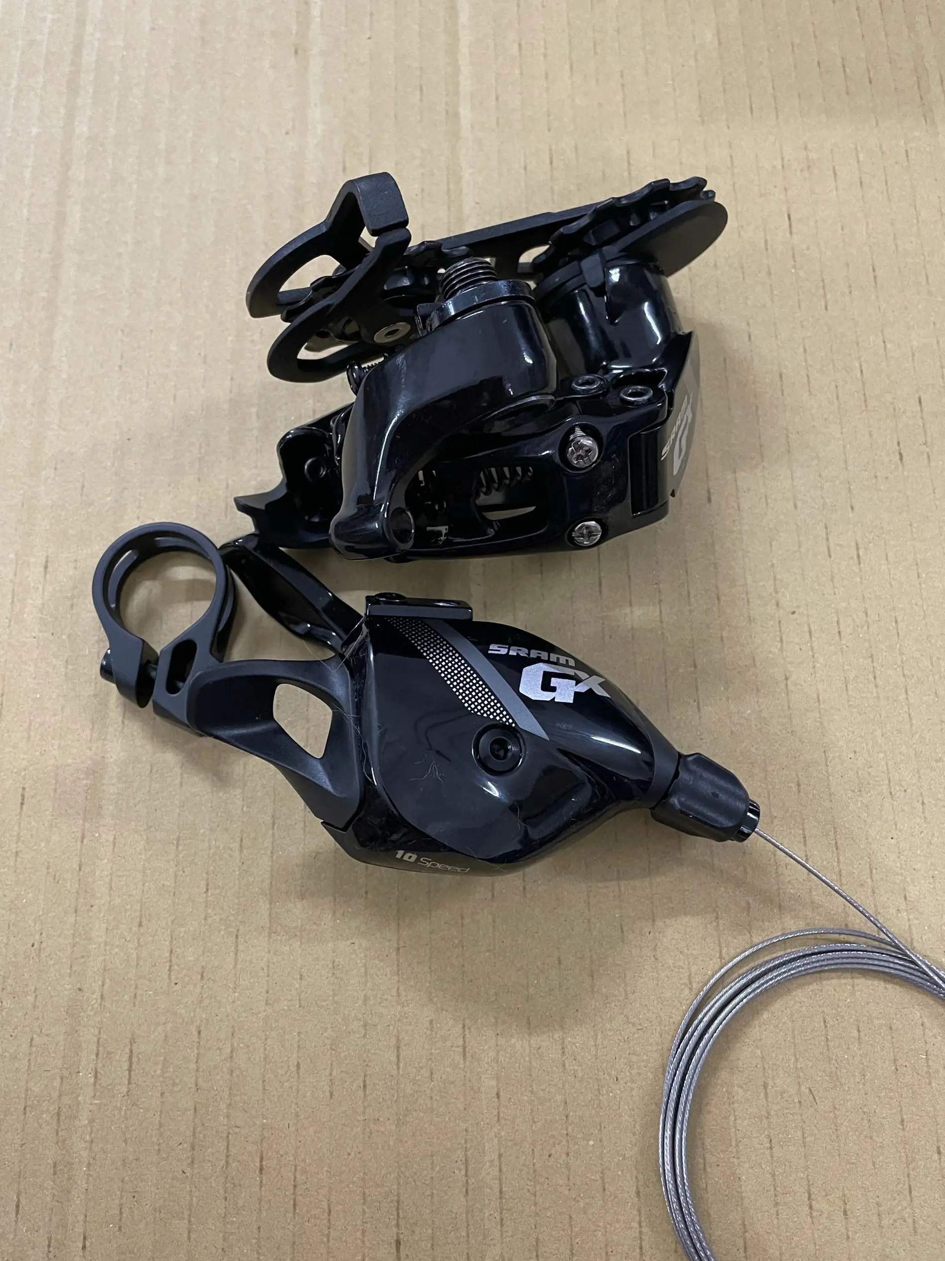 Sram Gx Trigger Shifter + Rear Derailleur 10s Mtb Bike Bicycle Shifters