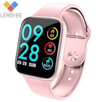 

Lerbyee P80 Smart Watch Blood Pressure Waterproof Fitness Watch Multi-sport Mode Sleep Monitor Call Reminder Smartwatch Weather