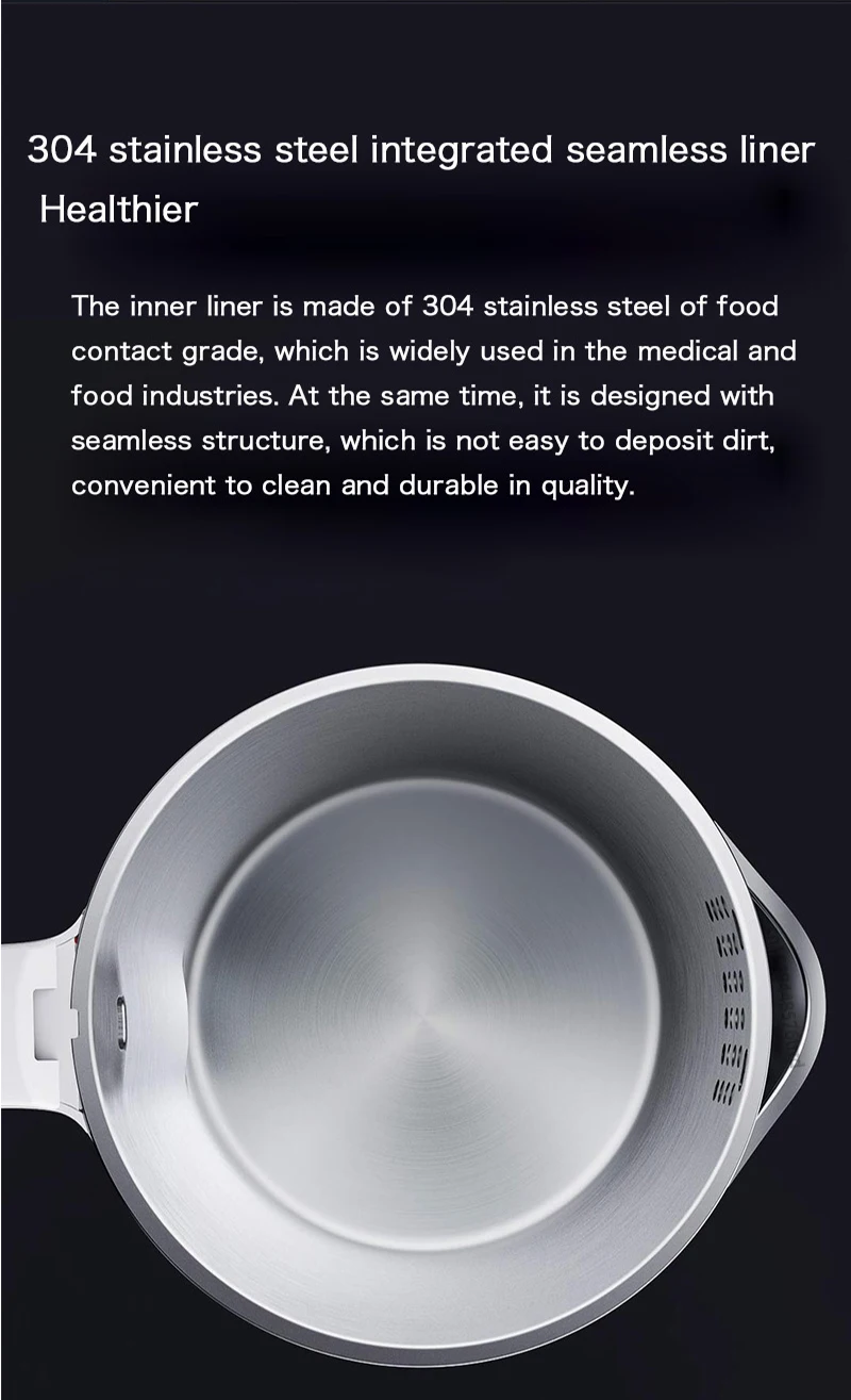 xiaomi Xiaomi Mijia Electric Kettle 1A Stainless Rapid Boiling 1.5L High Capacity Double Layer Anti Scalding Smart Temperature