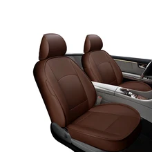 Индивидуальные чехлы для сидений автомобиля из искусственной кожи для автомобиля Brilliance V5, чехлы для передних сидений автомобиля