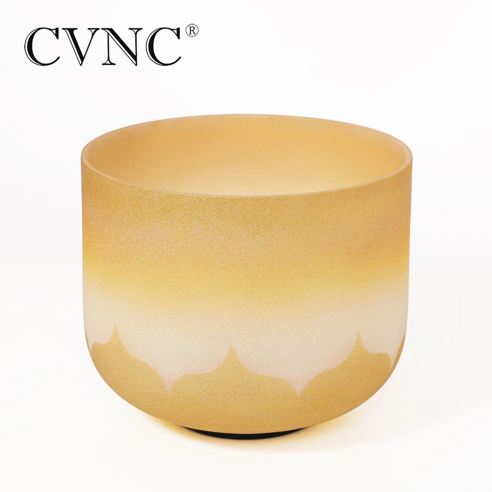 CVNC 8" Note C Root Chakra Frosted Quartz Crystal Singing Bowl Free Shipping Cost