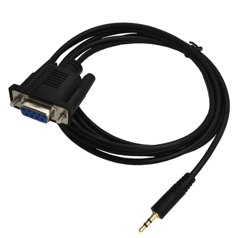 9 Pin RS232 DB9 Female TO 3.5MM / 2.5mm  3P Male  Jack  Adapter  Serial Cable  Cord 1.8M