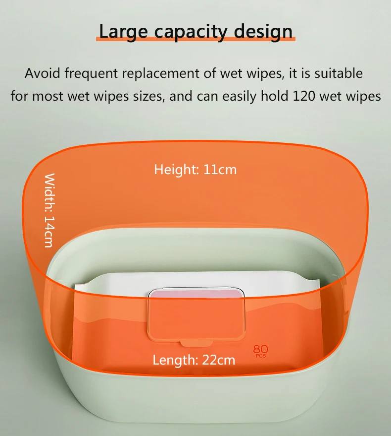 Description Picture 5 of itemDMWD Household Wet Wipes Heaters Electric Baby Wet Tissue Warmer Portable Heating box Wet Towel Dispenser Thermostat 45-55℃ 220V