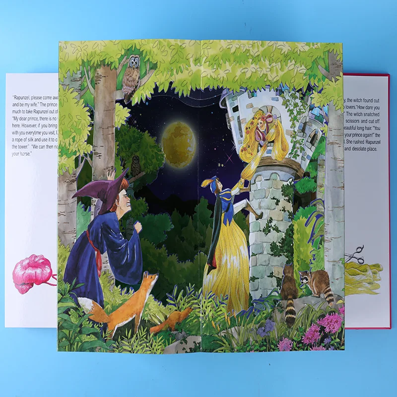Для детей от 3 до 7 лет 3D стерео английские сказки для малышей Ранняя английская
