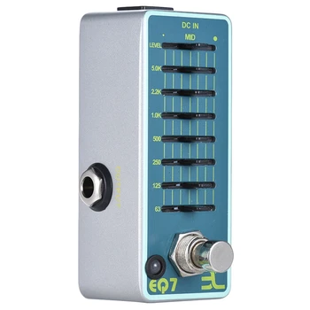 

Eno Ex Eq7 Guitar Equalizer Effect Pedal 7-Band Eq Full Metal Shell True Bypass Alloy Shell Guitar Parts & Accessories