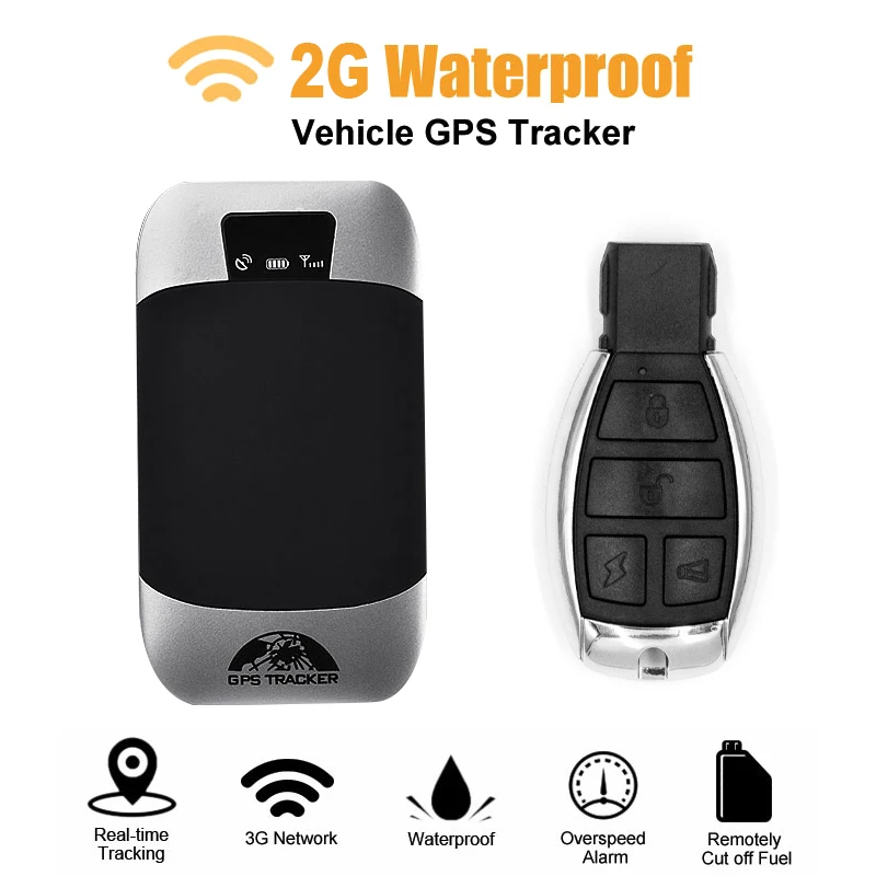 2G gps трекер+ пульт дистанционного управления gps устройство слежения в реальном времени для автомобиля Противоугонная сигнализация локатор отрезание масла мощность трекер