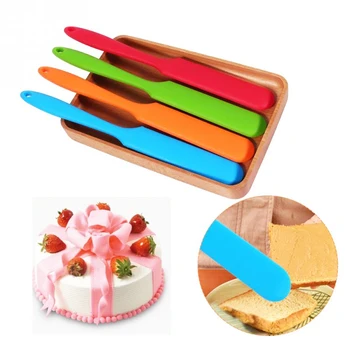 

Hot Sale 1PC Portable Long Handle Silicone Spatula Cake Cream Mixer Baking Batter Scraper Pastry Tools Kitchen Accessories Tool