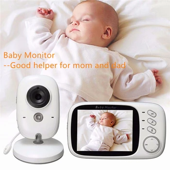 

3.2 Inch Wireless Video Color Baby Monitor High Resolution Nanny Security Camera Escondida Night Vision Temperature Monitoring