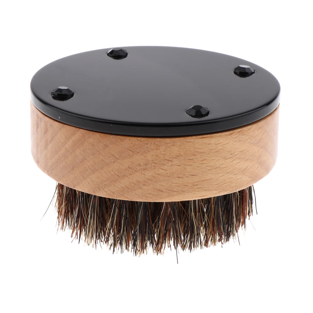 Men’s Pocket Beard Brush - Super Soft Hair Brush for Men - Styling Beard Hairbrush for Fine, Thin or Thick Hair