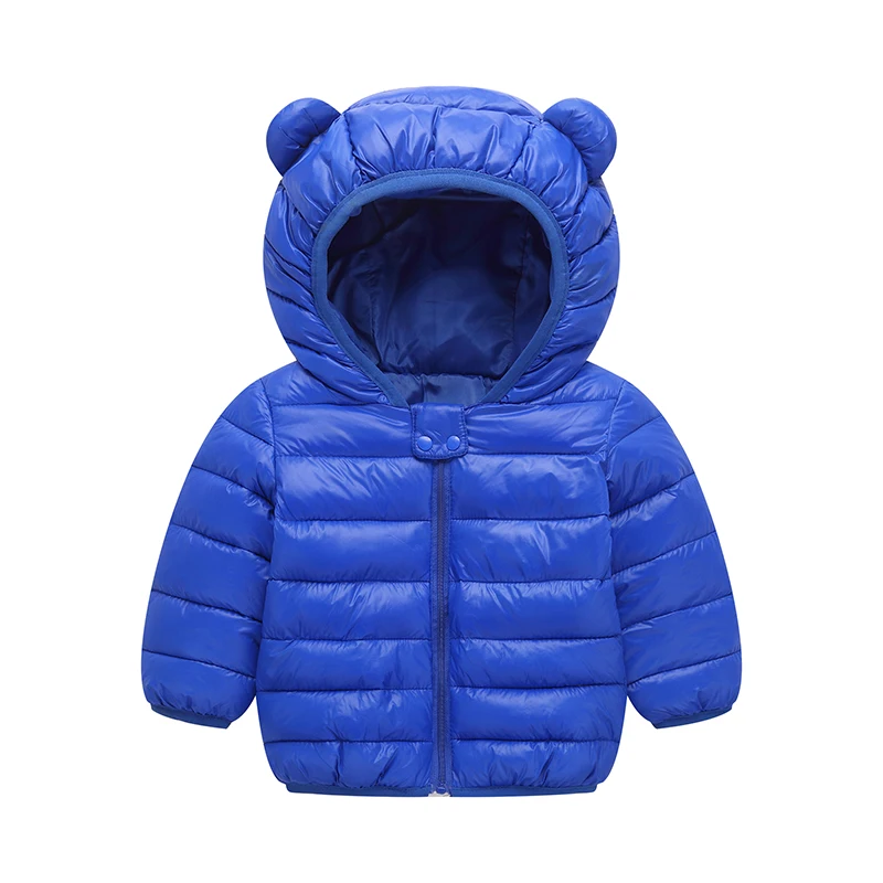 Зимняя Детская куртка, теплые пальто и куртки для мальчиков, ветровка, куртка для маленьких девочек, пальто, детская одежда, Jaqueta Infantil Menino - Цвет: blue