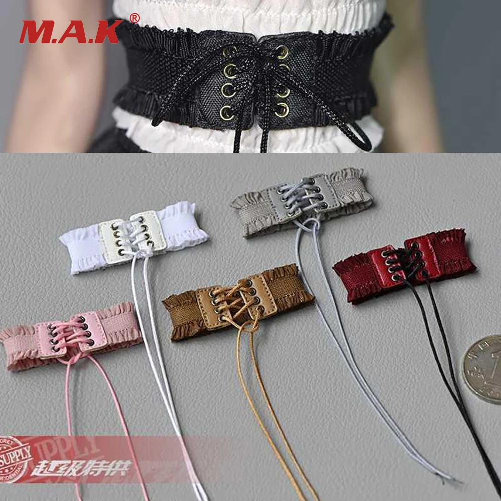 

In stock 1/6 Scale female figure Accessories Elastic drawstring waist seal decoration for 12'' Action Figure Body