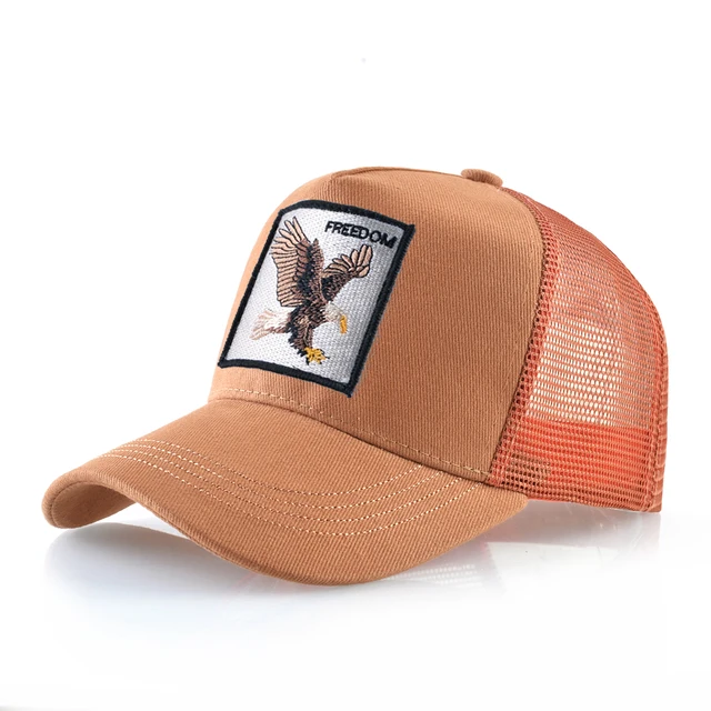 Animali berretti da Baseball per uomo ricamo patch cappellino Snapback  berretto Hip Hop da donna cappello da camionista in Mesh traspirante estivo  Streetwear Bone|Men's Baseball Caps| - AliExpress