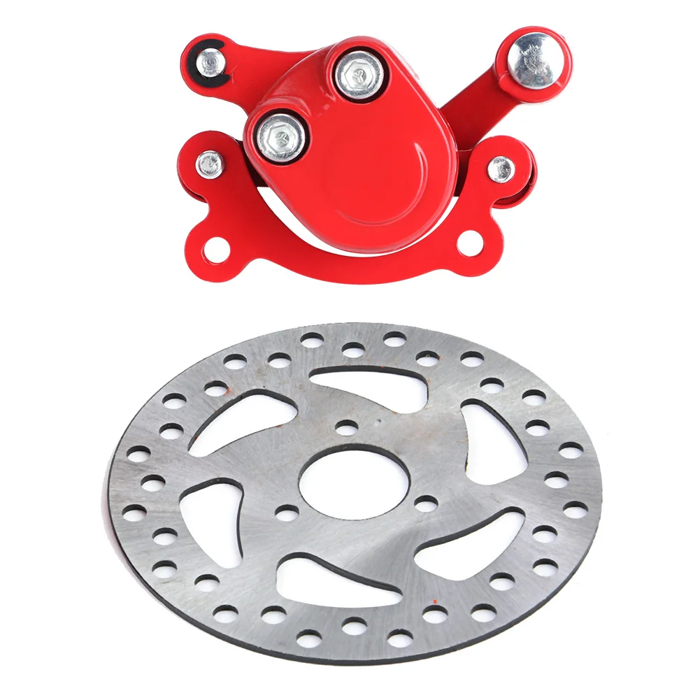 

120mm Disc Rotor With Brake Caliper Metal Design Auto Brake Tools For 43 47 49cc Electric Go Kart Scooter Mini Moto Disc Rotor