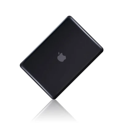 Чехол для ноутбука APPle MacBook Air Pro retina 11 12 13 15 mac Book 15,4 13,3 дюймов с сенсорной панелью+ чехол для клавиатуры - Цвет: Черный