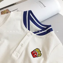 Chen Mom/Летняя одежда для детей, Воздухопроницаемый кардиган для мальчиков, бейсбольная рубашка-поло с воротником, топ с короткими рукавами для детей 3-5 лет