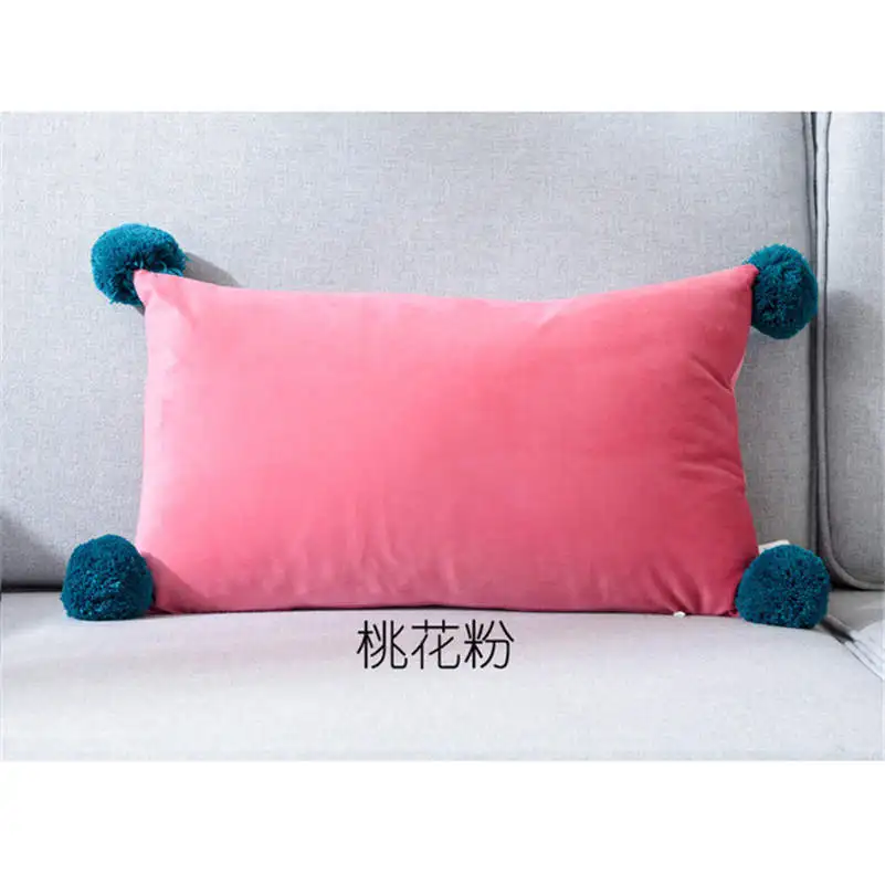 INS вельветовый чехол для подушки, наволочка для гостиной, диван, домашний декор - Цвет: 6