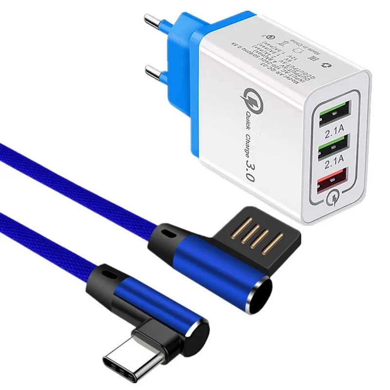Quick-Charge-3-0-18W-USB-Charger-For-Samsung-S8-S9-S10-Plus-A40-A50-A60