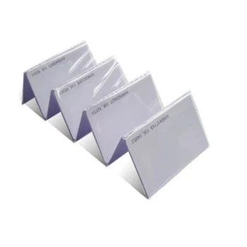 

Proximity 125KHz RFID Blank Card TK4100 EM4100 Chip ID White PVC Cards Read Only with Serial Number For Access Control System