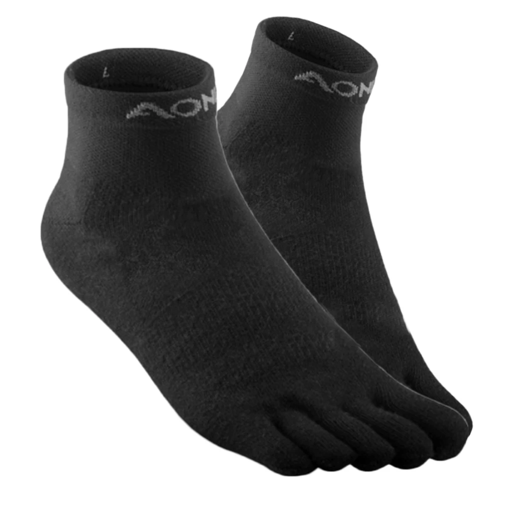 AONIJIE Unisex Sports Socks Lightweight Low Cut Athletic Toe Socks Outdoor Hiking Running Five-Finger Breathable Gym Toe Sock