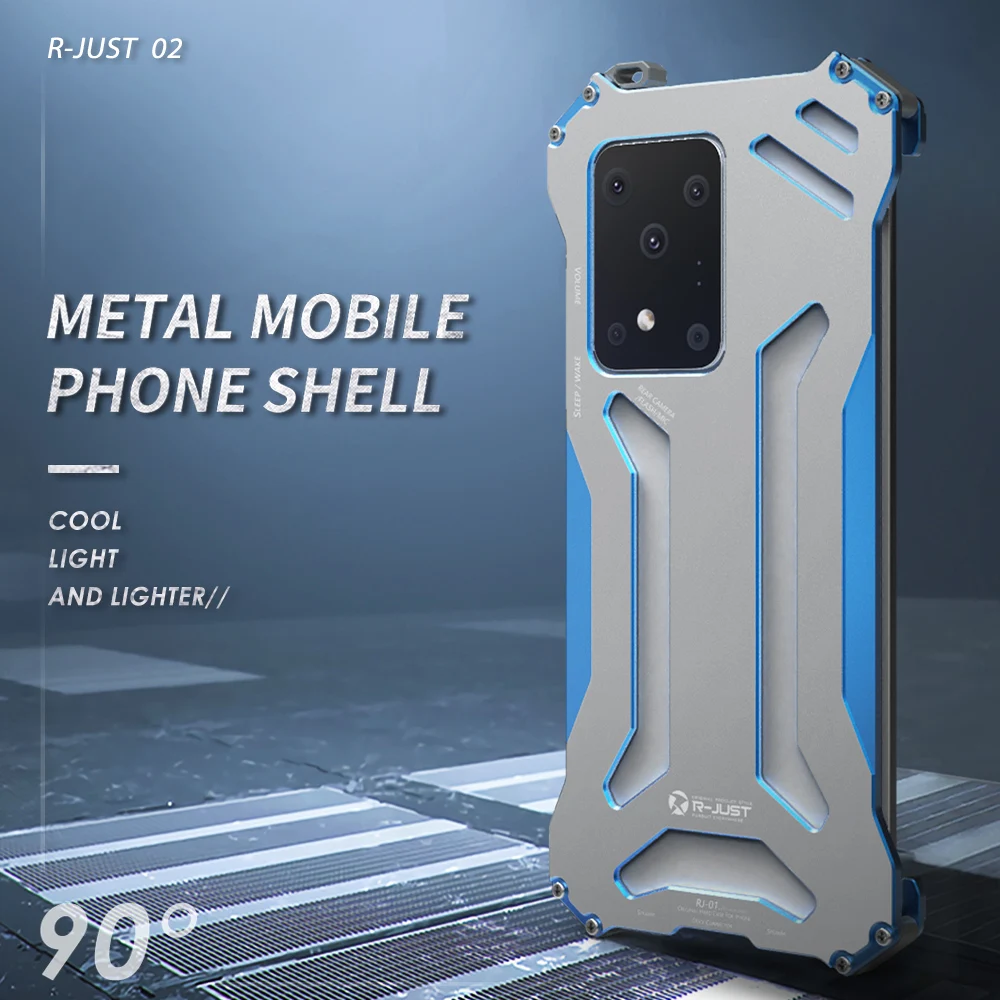 Metal Aluminum Armor Case For Samsung Galaxy S20 Plus S20+ Case Shockproof Bumper Phone Cover Case For Samsung Galaxy S20 Ultra Metal Aluminum Armor Case For Samsung Galaxy S20 Plus S20+ Case Shockproof Bumper Phone Cover Case For Samsung Galaxy S20 Ultra