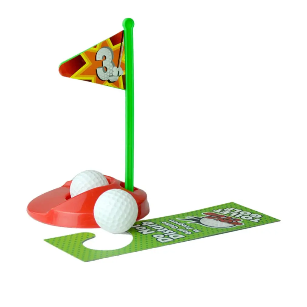 Potty Putter Гольф в туалете игровой комплект для мини-гольфа Туалет подкладка для гольфа новая игра для мужчин женщин Туалет развлекать мужчин t спортивная игрушка Новинка
