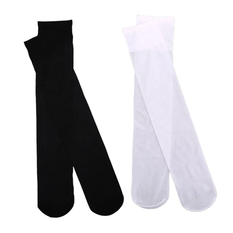 

Women Sexy High Stockings Lower Knee Ultra Thin Invisible Socks Thigh Opaque Warm Student Uniforms Long Sock