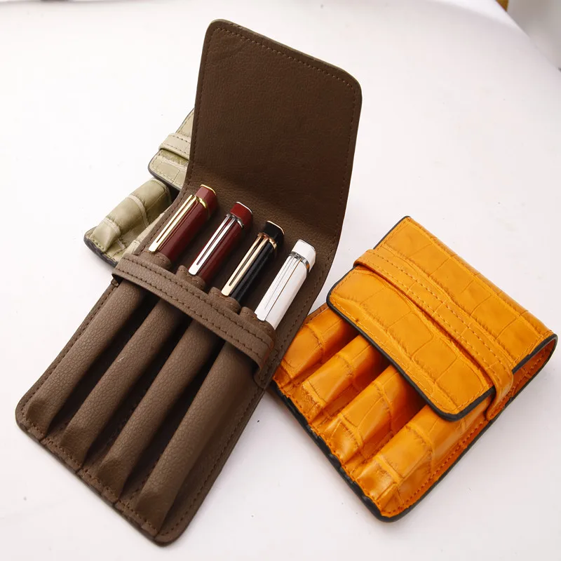 

Высококачественный чехол для карандашей, креативный цветной кожаный чехол для карандашей, вместительный чехол для карандашей, милый чехол ...