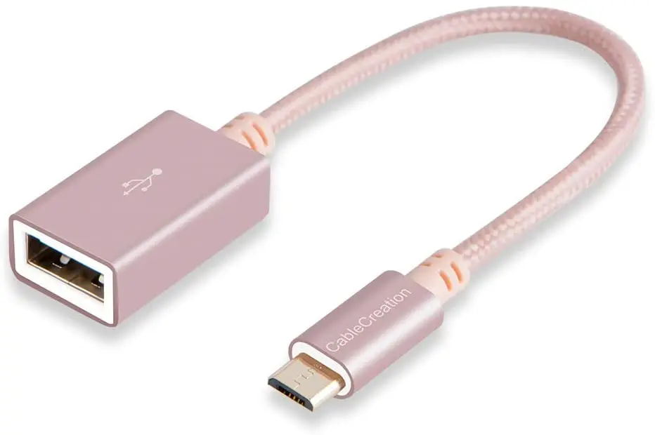 

Кабель Micro USB 2,0 OTG в оплетке для Go, адаптер Micro USB «папа»-USB «мама», совместим с Samsung S7, флэш-накопителями, мышью