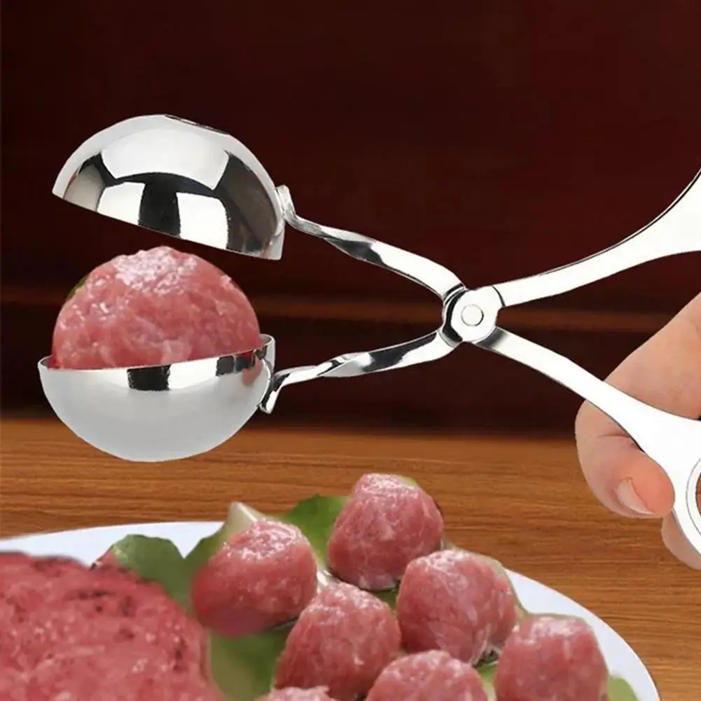 

Stainless Steel Non-Stick DIY Meat Ball Mold Meatball Maker Scoop Kitchen Tool