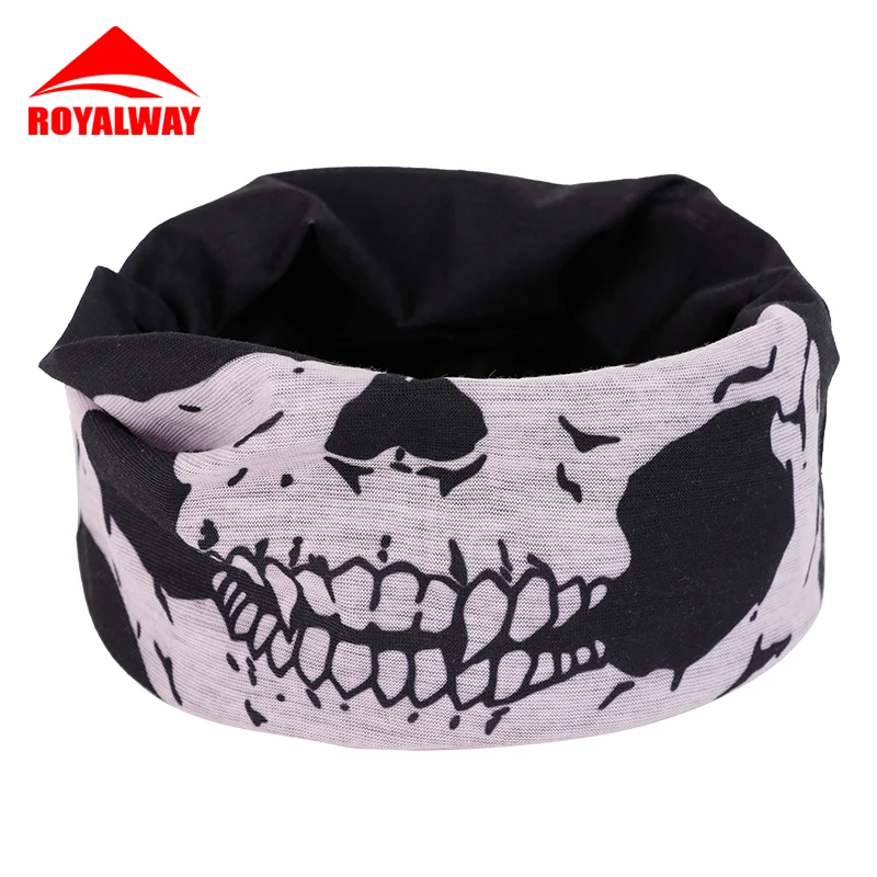 

ROYALWAY Outdoor Men&Women Headscarves Skull Masked Mask Cycling Sports Camping Hiking Scarves Mask Scarf Neck Warmer