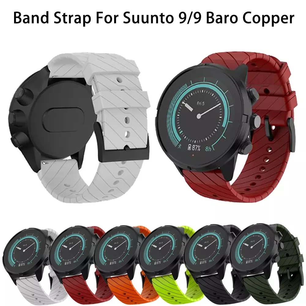 

Smart Watch Band Straps For Suunto Spartan Sport for Suunto 9 baro D5 Watch Replacement for Suunto7 watchStrap Silicone Bracelet