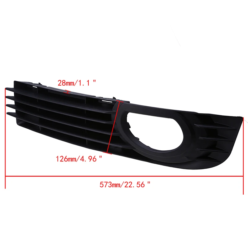 POSSBAY Автомобильная Черная вставка для бампера противотуманная фара нижняя