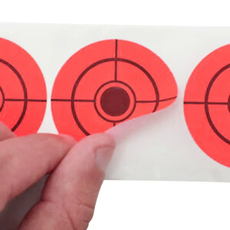 250 шт 5 см диаметр стрельбы практика цель самоклеящаяся бумага стикер прочный диапазон стрельбы части