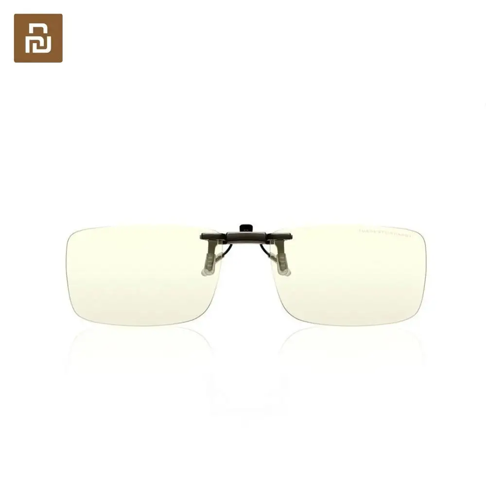 Youpin TS Clip Glass 35% Anti-blue-ray Protective TAC Lens Zinc alloy Eye Protector for man women | Электроника