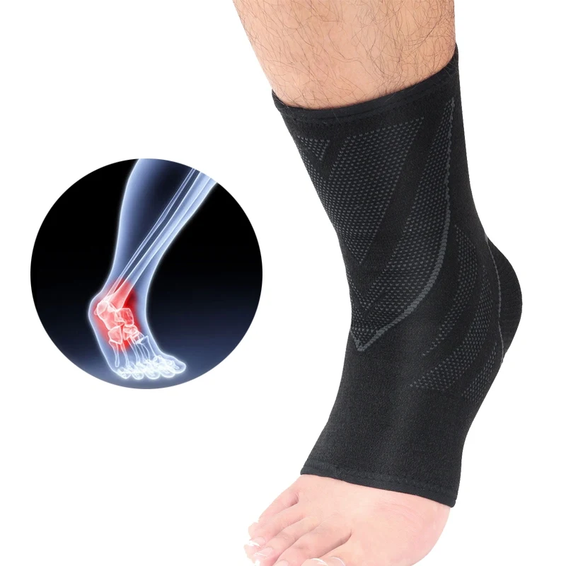 

Compression Sports Safety Ankle Support Breathable Ankle Elastic Brace Guard Support Badminton Basketball Football Protection An