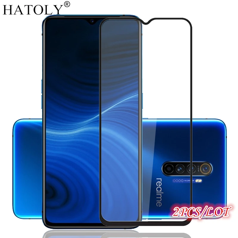 2Pcs Di Vetro Realme X2 Pro Vetro Temperato Per Oppo Realme X2 Pro Lcd Della Protezione Dello Schermo Pieno Della Copertura Colla Per Realme X2 Pro Di