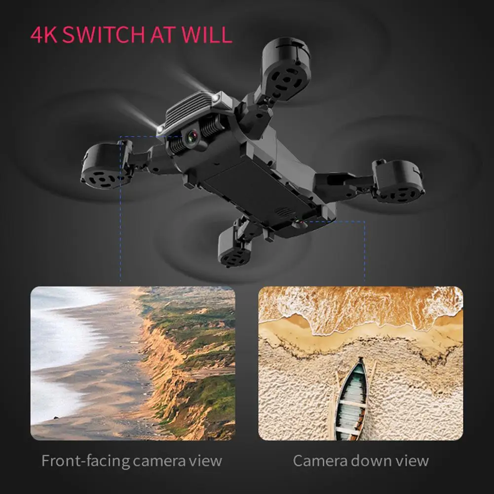 K2 profissional RC Drone Foldable Quadcopter Drone with Dual HD 4K/1080P Camera Altitude Hold Aerial Photography Drone