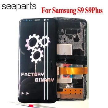 

Dead pixels Line S9 G960 AMOLED Test For Samsung Galaxy S9+ G965F Touch Screen Digitizer LCD Display For Samsung S9 S9Plus LCD