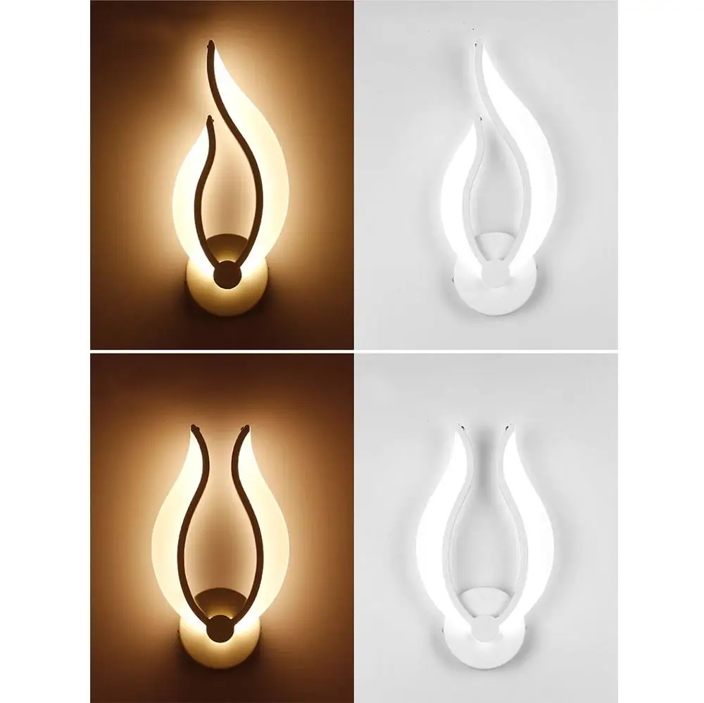 

Wall Sconces Lamp LED Home Light-Up Corridor Aisle Lights Acrylic 3 Specifications Eco-Friendly Light Controlled Outdoor