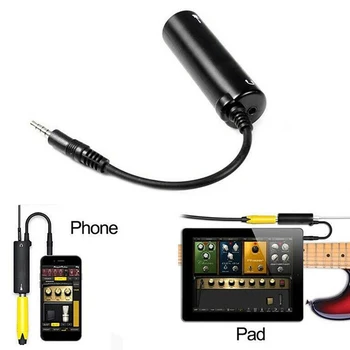 

Guitar Tuner Guitar Effects 3.55mm plug Audio Interface Adapter Converter Link for iPhone iPad iPod Guitar accessories