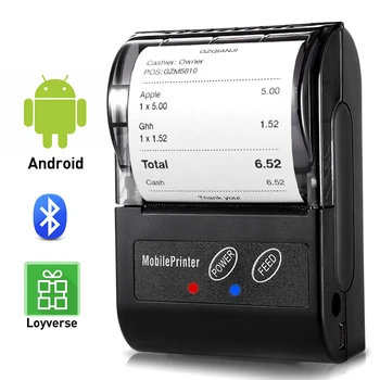 

GZM5810 2 inch 58mm Bluetooth Printer Mini Receipt Thermal Printer Wireless Phone Printer USB port